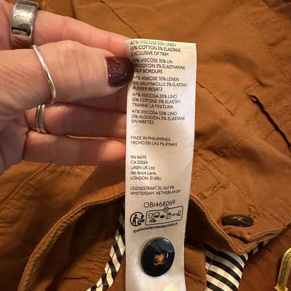 Maeve the NAOMI Size 16 Rust Brown Tan Wide Leg - Picture 8 of 11